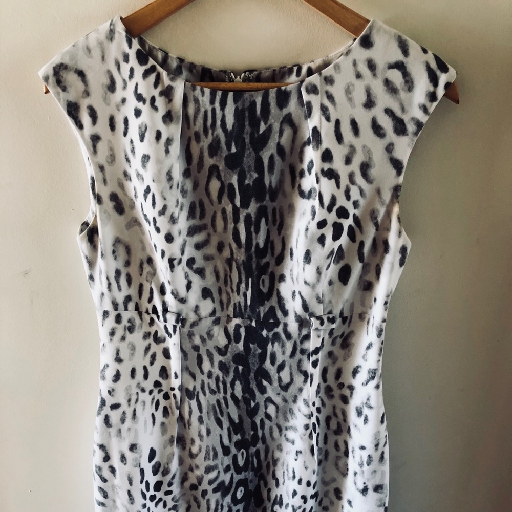 Grey Cheetah Print dress